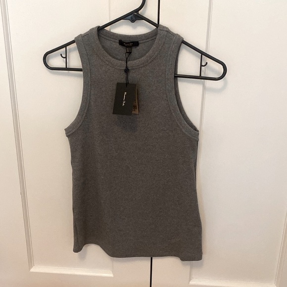 {Massimo Dutti} Ribbed Tank Top - Picture 2 of 4